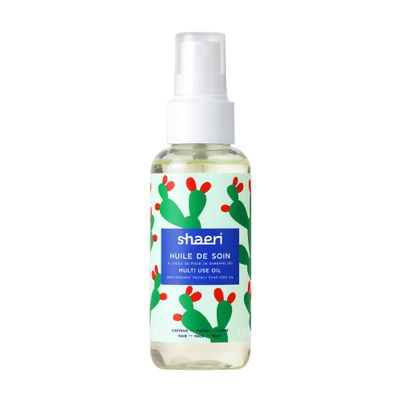 Shaeri Multi-Use Care Oil - Hair Oil for Frizzy Hair - Enriched with Sweet Almond, Macadamia Nut, Safflower Seed, Jojoba, and Prickly Pear - 3.4 oz