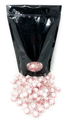 Holiday Special American Old Fashioned Peppermint Starlights Mints Hard Candy Discs Individually Wrapped Bulk 1 Lb&#39;s 75 pcs (16-Oz)