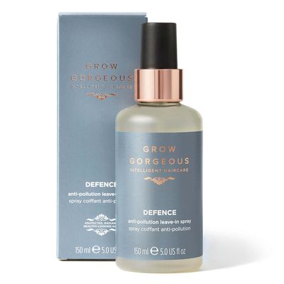 Grow Gorgeous Defense Anti-Pollution Leave-In Spray 150ml - Lightweight Mist to Protect Hair from Pollution, Heat Damage and Color Fading Aggressors - Vegan