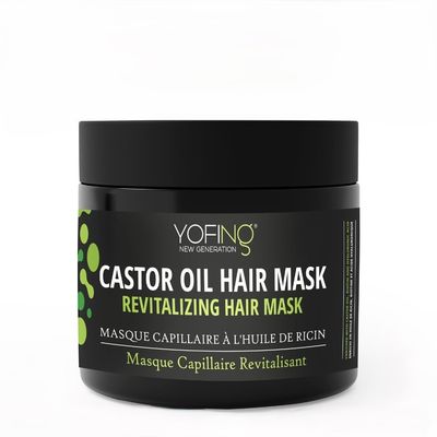 Castor Oil Mask with Biotin and Dead Sea Minerals For Strengthen and Increase Hair Growth