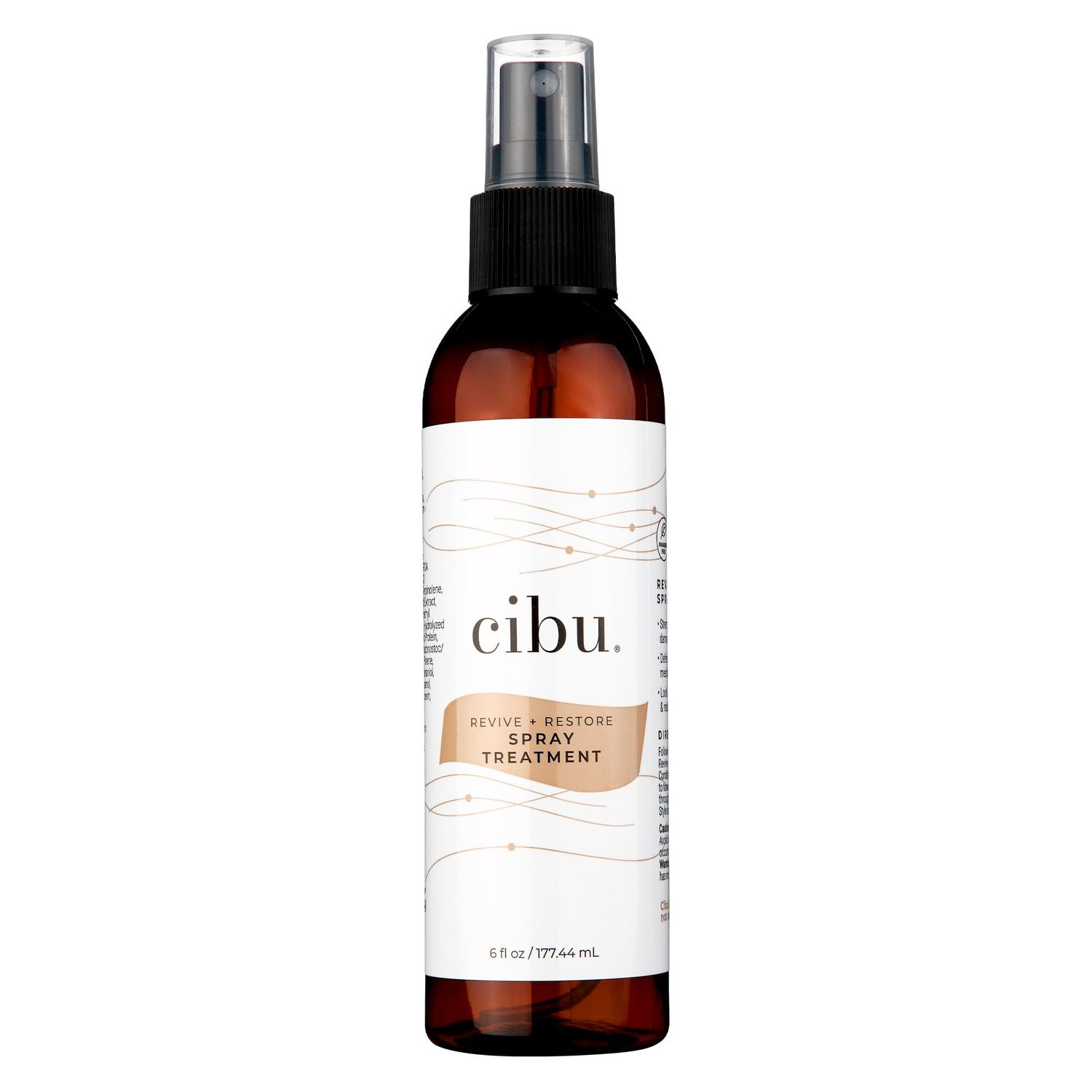 Cibu Revive and Restore Spray Treatment Hair Restore Treatment with Oleic Acid, Linoleic Acid, Vitamin E K Eliminates Frizz, Seals the Cuticle and Split Ends, and Preserves Color Vibrancy 6oz