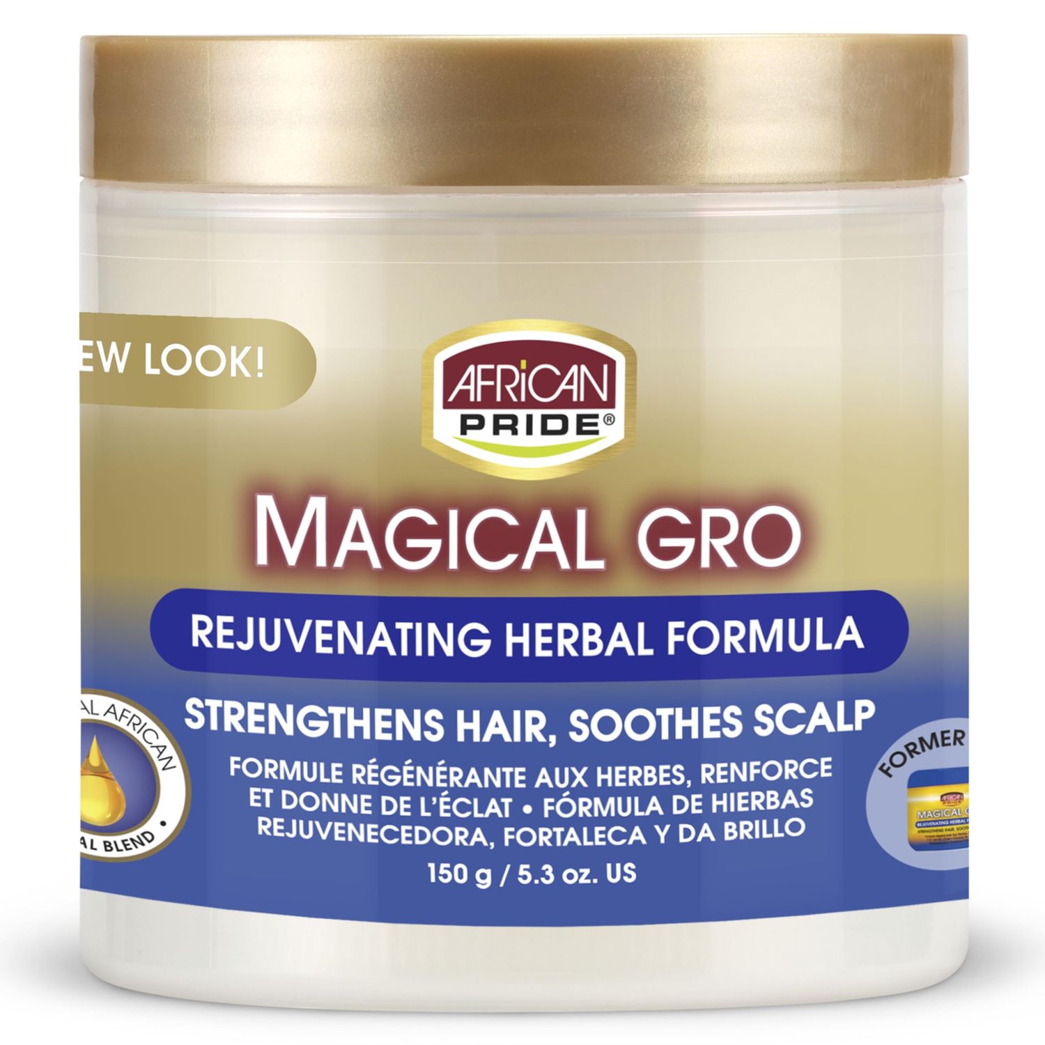 African Pride Magical Gro Rejuvenating Herbal Formula 5.3oz (2 Pack)