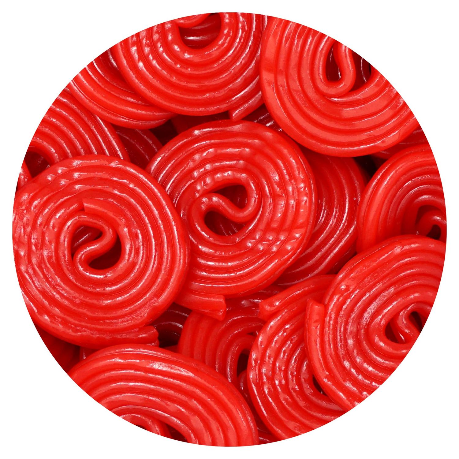 Broadway Strawberry Wheels Licorice Candy, 1 Pound Bulk Bag, Licorice Wheels Candy