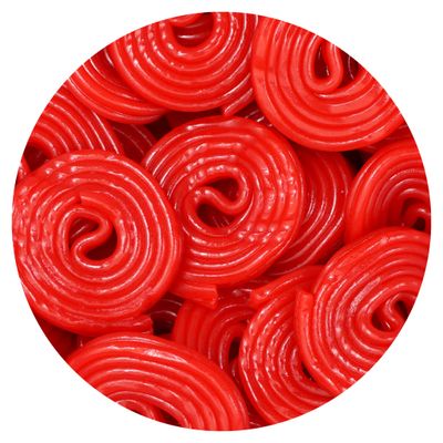 Broadway Strawberry Wheels Licorice Candy, 1 Pound Bulk Bag, Licorice Wheels Candy