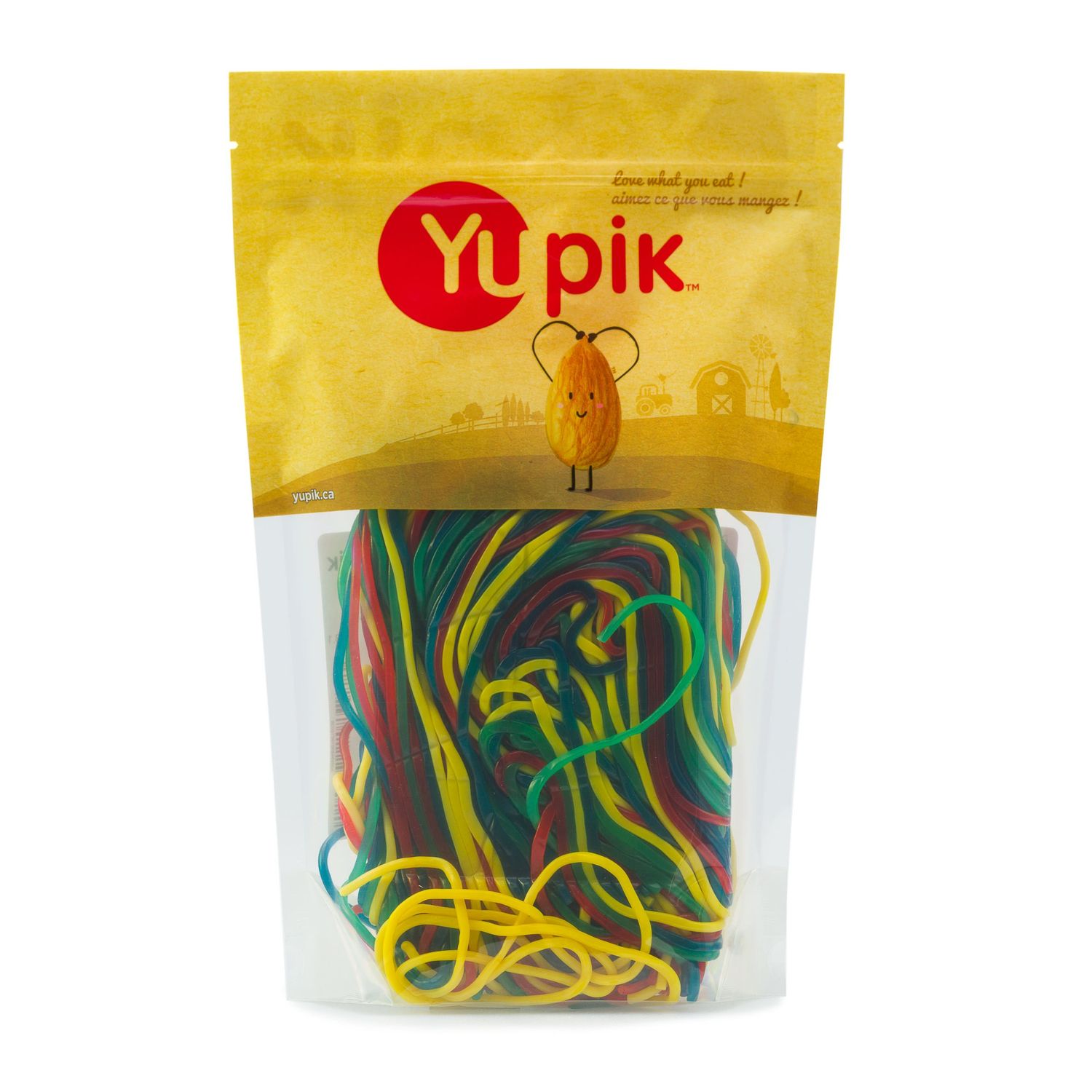 Yupik Licorice Laces, 2.2 lb (35.2 oz), Multicolored, Sweet Flavor, Chewy, Spaghetti-Like Candy, Fun Treat, Delicious Snack, Ideal for Gifting Decorating