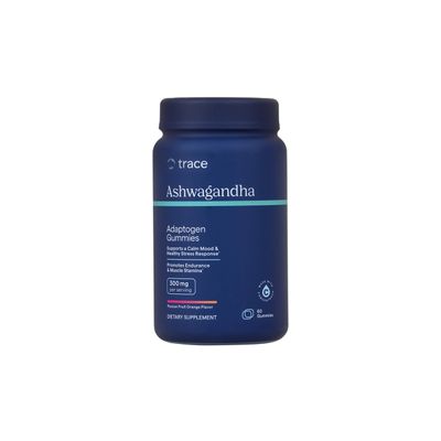 Trace Minerals Ashwagandha Gummies, 300mg - Health Supplement to Support Brain Immune Health - Relaxation Supplement to Aid Calm Restful Sleep - Passion Fruit Orange, 60 Gummies (30 Servings)