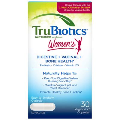 TruBiotics Probiotic for Women Probiotics for Digestive Health, Vaginal Bone Health, Formulated with Bifidobacteria for Healthy Gut Balanced pH, Daily Women&#39;s Probiotic Supplement, 30 Capsules
