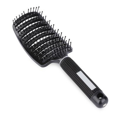 Vent Blow Dryer Hair Brush, Women Thick Long Curly Paddle Detangling Massage Brush, Fast Drying Straight Volume Comb, Curved Anti Static Styling Tool for WetDry Hair