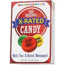 X Rated Candy, the Original From Candyprints, Valentine&#39;s Day or Any Day