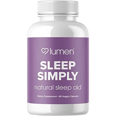 Lumen Naturals Sleep Aid for Adults, Herbal Supplement with Melatonin, Valerian Root, Magnesium, Deep Sleep Support to Promote Calm Deep Sleeping for Better Rest - 60 Capsules