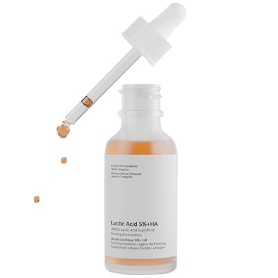Lactic Acid Serum For Women, 30ML Moisturizing Lactic Acid 5 Hyaluronic Acid Face Serum For Exfoliating, Exfoliating Serum For Dry Skin.