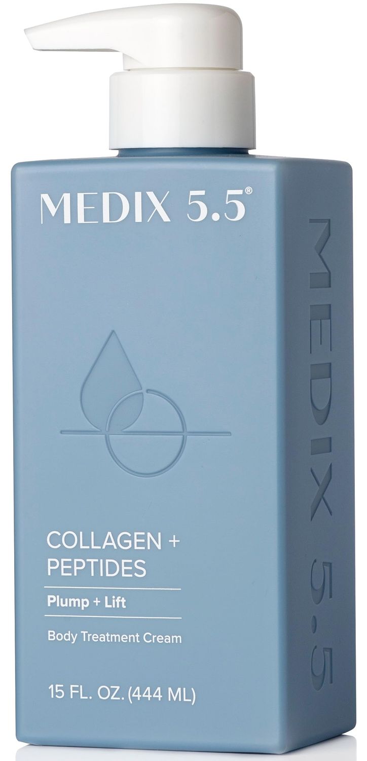MEDIX 5.5 Collagen Cream Skin Care Face Lotion Body Lotion For Dry Skin Anti Aging Collagen Peptides Firming Cream Body Moisturizers Lifts, Firms, Tightens For Younger Looking Skin, 15 Fl Oz