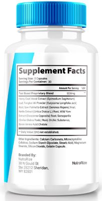 NutraRize (Pack of 5 ViraFlexx for Men, Pro Capsules, Male Performance Support 500mg, All Natural Dietary Supplement to Support Overall Health, Reviews (300 Capsules)