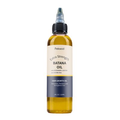 Peksozi Raw Batana Oil for Hair Growth, Dr Sebi Organic Batana Oil from Honduras, Infused with Rosemary Oil, Castor Oil Jojoba Oil - Stimulating Hair Growth, Thicker Stronger Hair - 2.7 Fl Oz