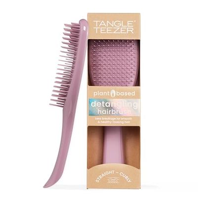 Tangle Teezer Plant-Based Ultimate Detangler Brush, Dry Wet Hair Brush, Eliminates Knots Reduces Breakage for All Hair Types, Earthy Purple