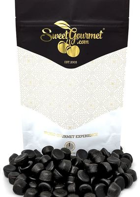 SweetGourmet Dutch Soft Licorice Drops Bulk Candy 1 Pound