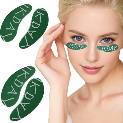 IKDAY Reusable Under Eye Patches Forever Eye Mask Reusable Eye Gel Pads Silicone Eye Patches for Wrinkles Puffy Eyes, Dark Circles Great Skincare Routine for FaceUnder Eye Pads (2 Pairs)