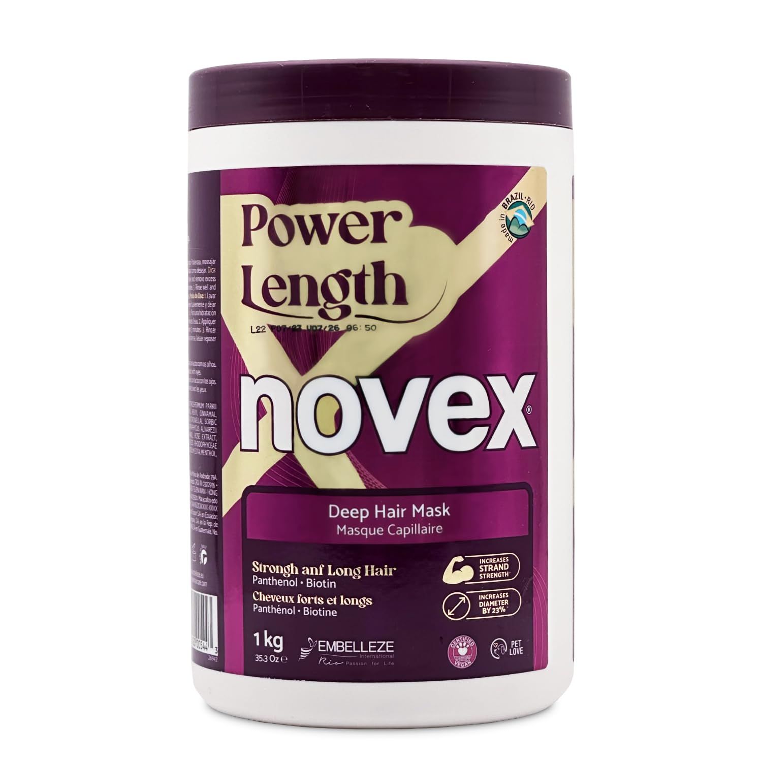 NOVEX Longo Powerful Mask 1kg