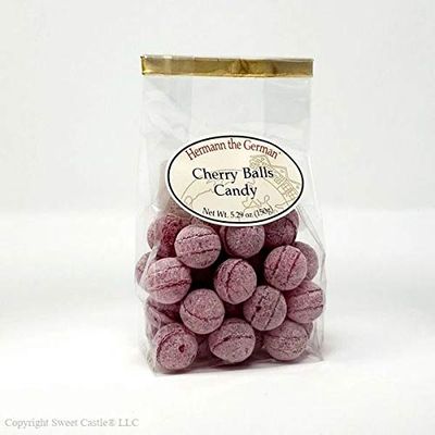 Cherry Balls Hard Candy