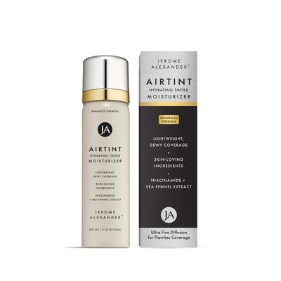 Jerome Alexander MagicMinerals AirTint Tinted Moisturizer AirBrush Spray Light Shade Tinted Moisturizer Spray with Anti-Aging Ingredients Bright Medium