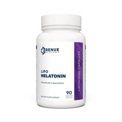 Renue By Science Melatonin Liposomal Melatonina Supplement 90 High Strength Melatonin Capsules - 1mg Melatonin per Serving Sleep Aid Melatonin Non-GMO Made in The USA Third-Party Tested