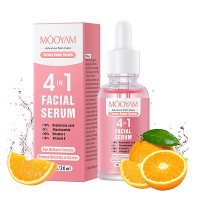 Vitamin C Serum For Face, Anti Aging Facial Serum with Vitamin C, Hyaluronic Acid, Vitamin E, Brightening, Repairing Essence, Hydrating Serum for Face, for Dull Skin Fine Lines 30ml