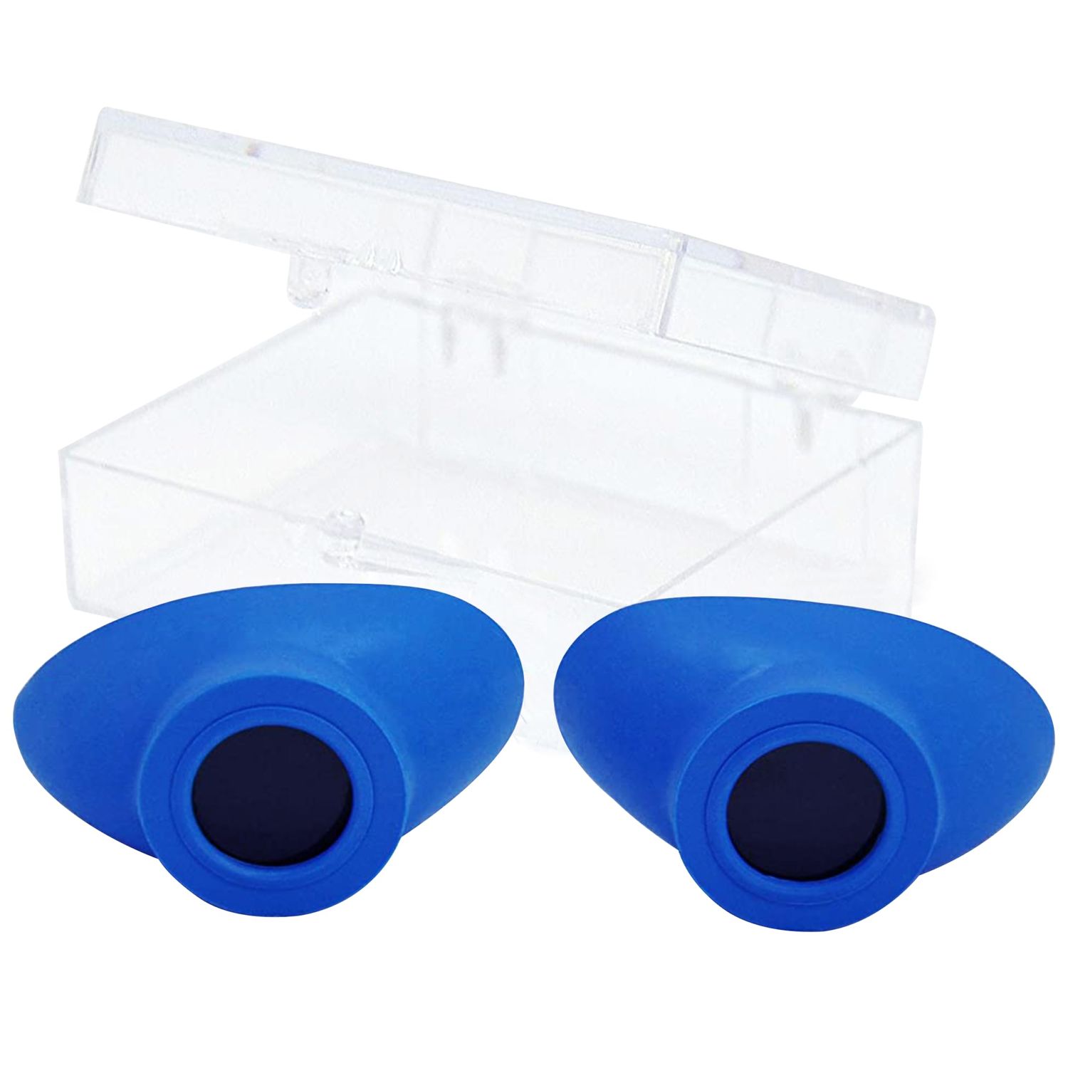 Super Sunnies Slim Flex UV Eye Protection, FDA Compliant Individual Tanning Goggles Eyeshields (Blue)