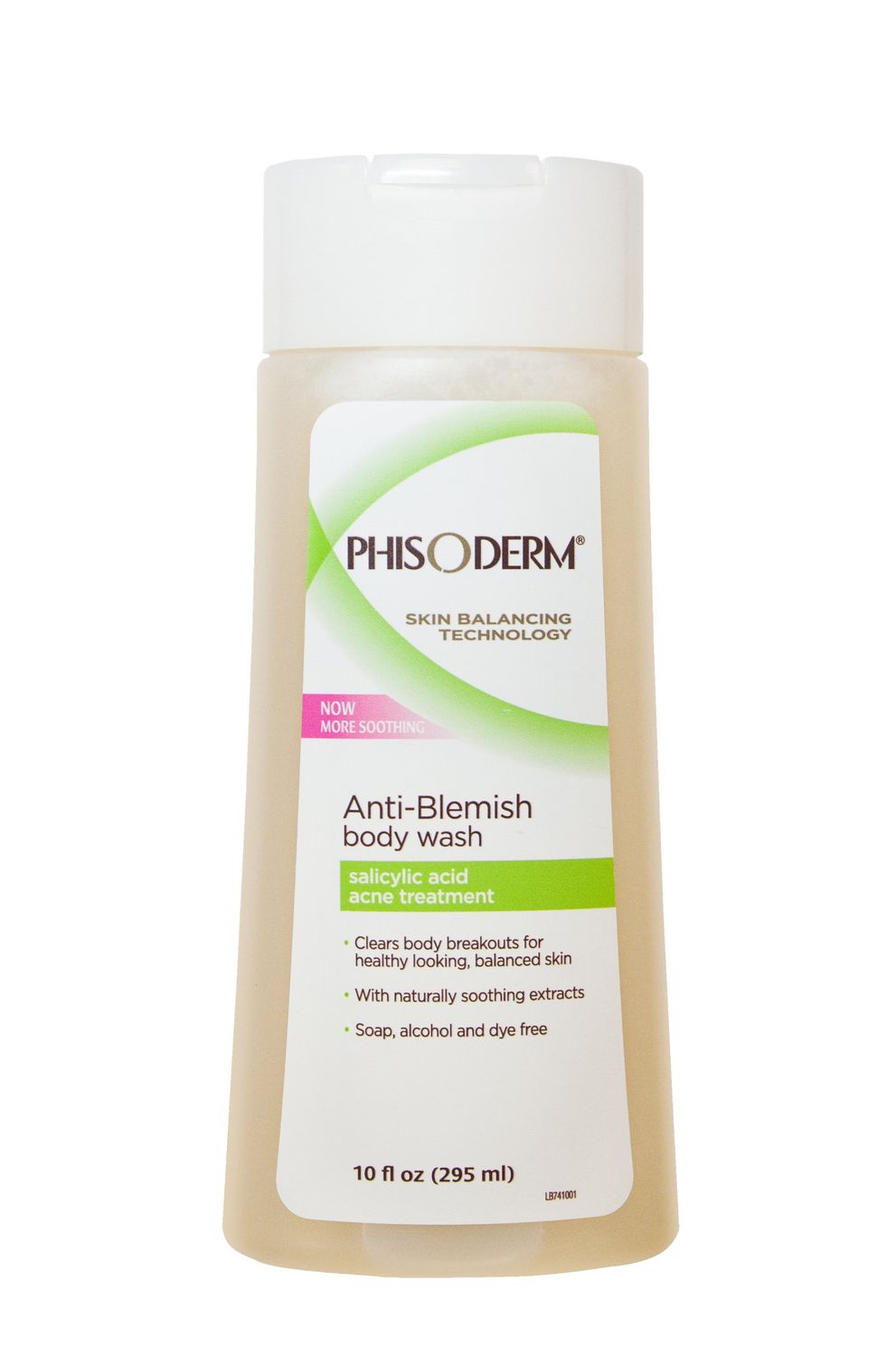 Phisoderm Anti-Blemish Body Wash, 10-Ounce Bottles Pack of 3