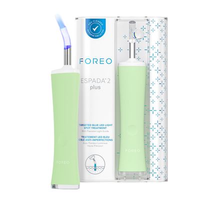 FOREO ESPADA 2 plus Precise Targeting - Skin Care Device for Blemish Treatment - Medical-grade Silicone - Scar &amp; Spot Treatment for Face - Clear Skin - Pistachio