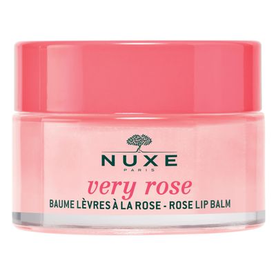 NUXE Very Rose Organic Lip Balm - 100 Natural Moisturizer for Cracked &amp; Dry Lips With Shea Butter &amp; Beeswax, 0.52 Oz