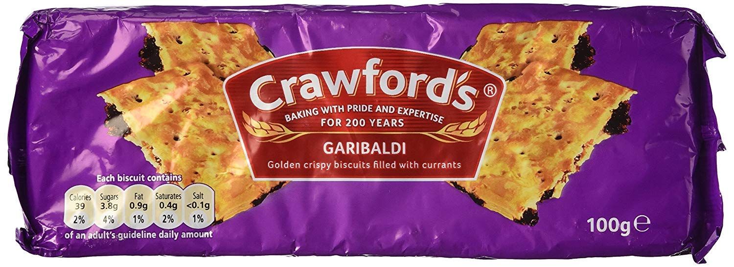 Crawford&#39;s Garibaldi Biscuits 100g Pack of 12