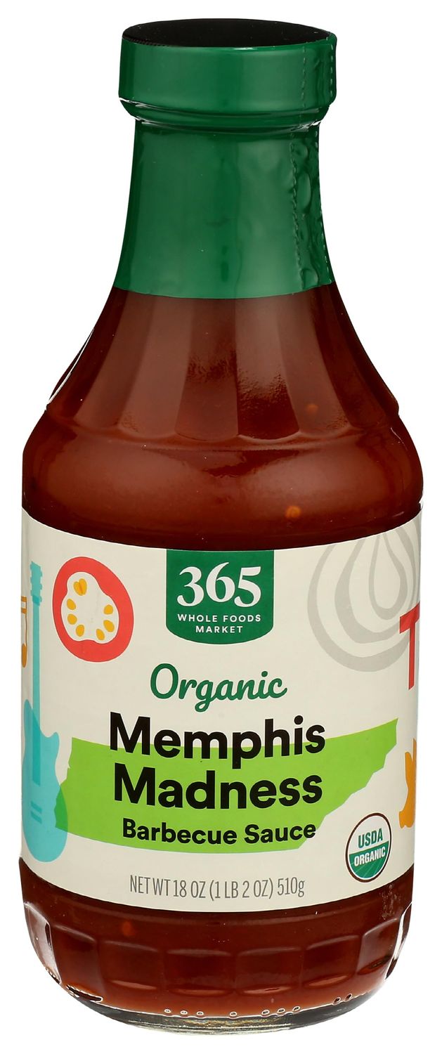 365 Everyday Value, Organic Memphis Madness Barbecue Sauce, 18 Oz