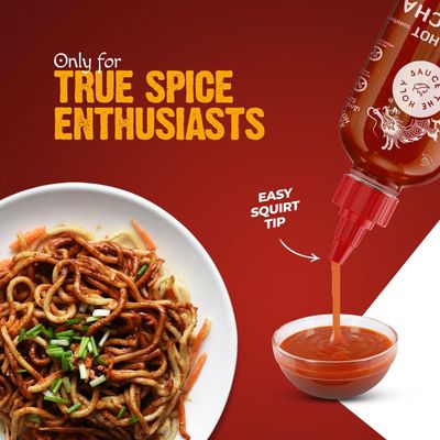 The Holy Sauce Sriracha Hot Sauce - Premium Chili Sauce with Authentic W Sauce Flavor - Perfect for Adding Spice and Zest to Your Favorite Dishes - 12 oz