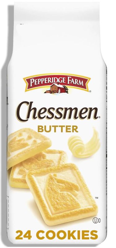 Pepperidges Farms Chessmen Butter Cookies, 7.25 OZ Bag