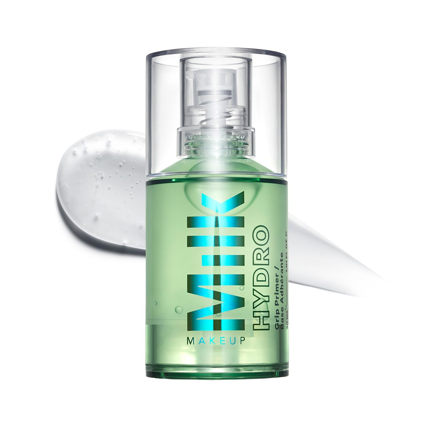 Milk Makeup Hydro Grip Primer with Hyaluronic Acid Niacinamide - Hydrating Face Primer Grips Makeup for Up to 12 Hours - Silicone-Free, Lightweight Gel with Dewy Finish - 1 oz