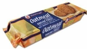 VOORTMAN SUGAR FREE COOKIES OATMEAL 8 OZ