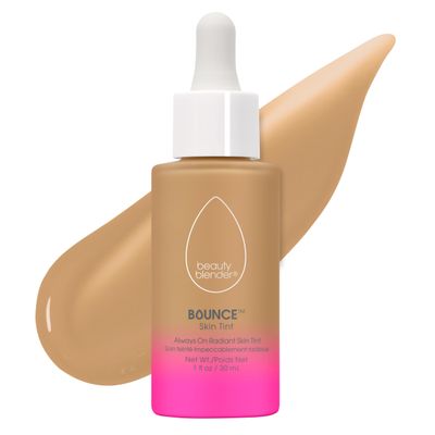Beautyblender 12-Hour Always on Radiant Skin Tint, Breathable Serum Foundation Stays Put for All Day Long Wear, Infused with Hyaluronic Acid &amp; Niacinamide, Medium 3