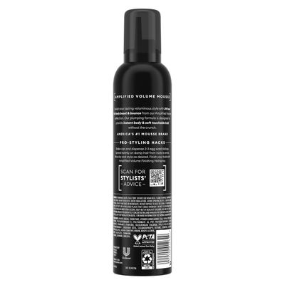 TRESemme Plumping Mousse Amplified Volume for 24H Lift and Body with Pro Lock Technology 10.5 Fl Oz