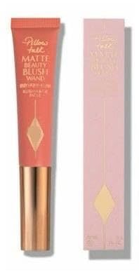 CHARLOTTES MATTE BEAUTY BLUSH WAND PILLOW TALK PEACH POP, 1 Count Pack of 1