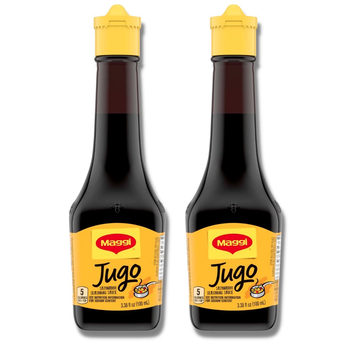 Jugo Maggi Seasoning Sauces Two Bottle of 3.38 oz Pack of 2