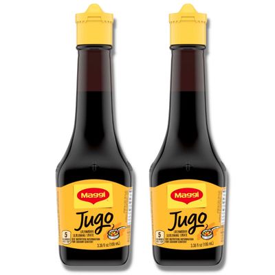 Jugo Maggi Seasoning Sauces Two Bottle of 3.38 oz Pack of 2