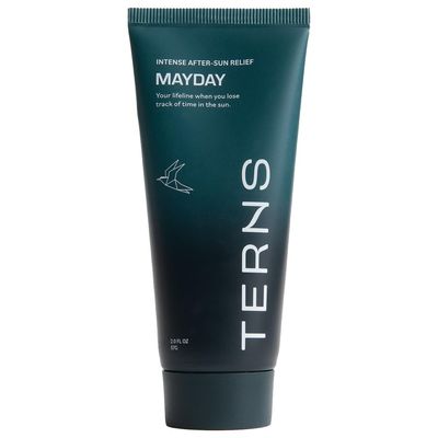 TERNS Mayday Intense After-Sun Gel Cream, Rapid Sunburn Recovery with Aloe, Niacinamide &amp; Ocean-Derived Sirenas Complex AQ, Minimizes Redness &amp; Peeling, Fragrance-Free, Non-Greasy, Travel Size 2 FL OZ