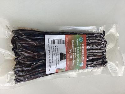 50 Split Organic Madagascar Vanilla Beans Grade B 5-7 For Extract by FITNCLEAN VANILLA Bourbon NON-GMO Pods for Paste