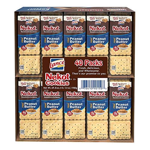Lance Nekot Peanut Butter Cookies, 69.8 Ounce