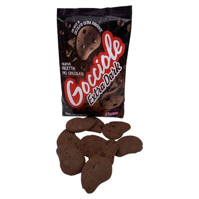 Biscuits Cookies with Extra Dark Chocolate 400g.