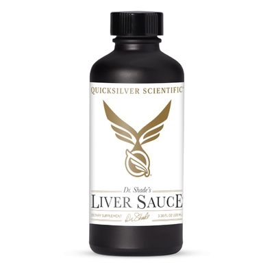 Quicksilver Scientific Liver Sauce - Liposomal Liver Detox with DIM, Quercetin, Lipoic Acid, Milk Thistle and Dandelion Root Supplement - Supports Bile &amp; Toxin Momentum 100 ml 3.38 oz
