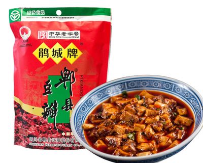 KLDSCP Chili Oil Bean Paste Pixian Doubaniang Premium Chili Bean Paste - 17oz 454g Sichuan Doubanjiang Large, Chili Broad Bean Doubanjiang