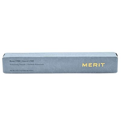 Merit Brow 1980 Volumizing Tinted Eyebrow Gel-Pomade - Taupe - Taupe with Cool Undertones
