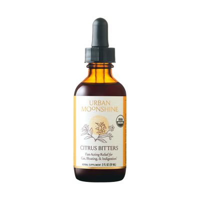 Urban Moonshine Citrus Bitters - Certified Organic - Bloating Relief - Supports Liver Function &amp; Appetite Regulation - Gentle Detox - Digestive Bitters - Gluten Free Herbal Supplement - 2 Fl Oz