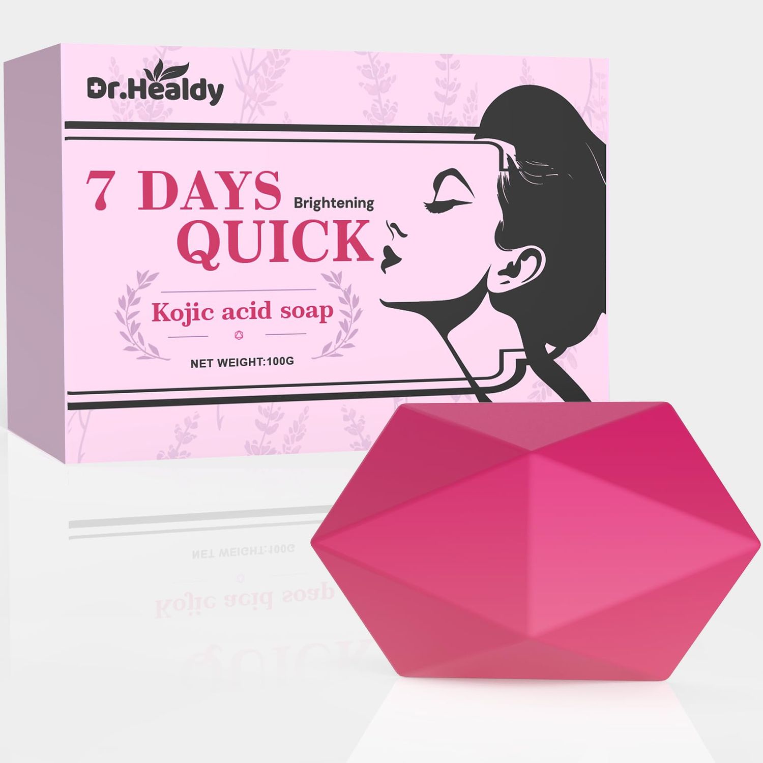 Birthday Gifts for Women Men,Kojic Acid Soap,Dark Spot Remover Bar Soap with Coconut oil,turmeric soap bar with Vitamin C,Vitamin E, Retinol,Hyaluronic Acid, Facial Brightening SoapLavender essence